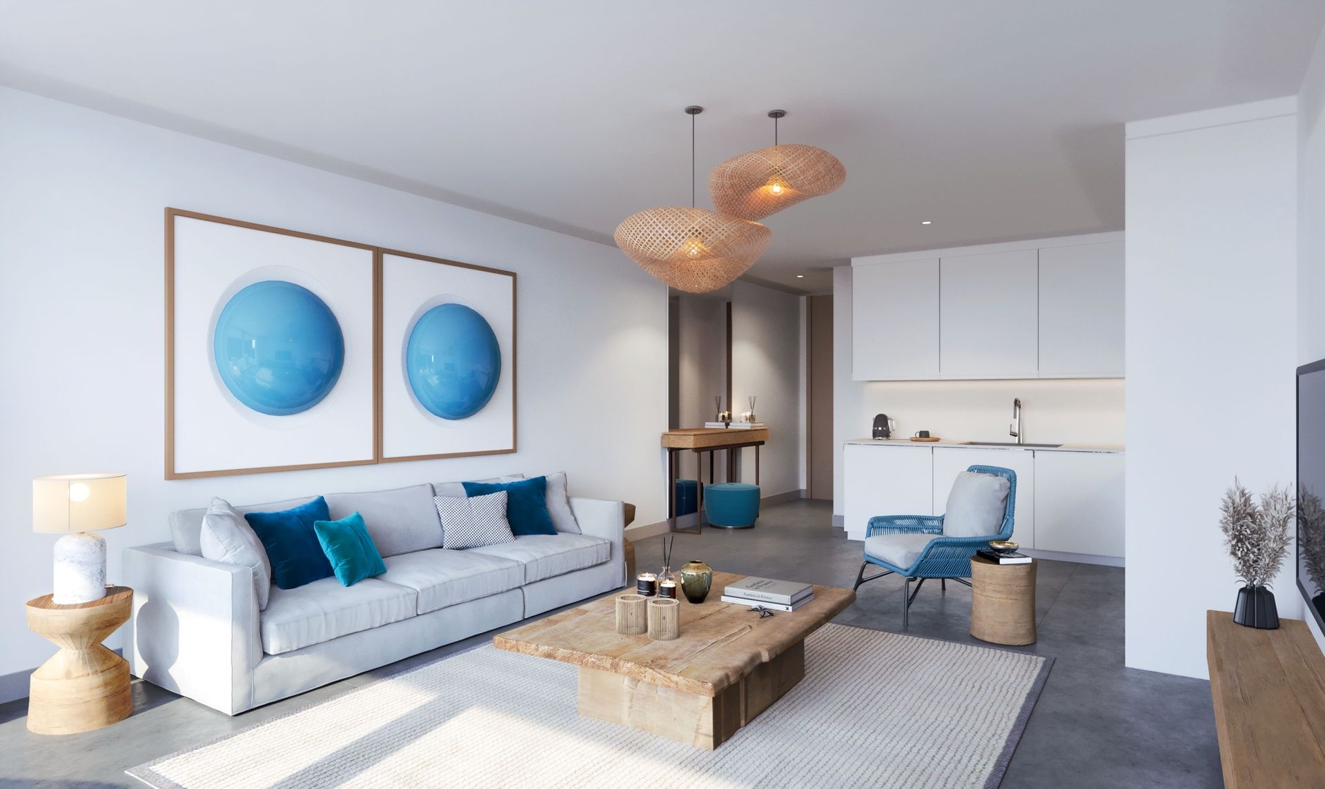 2-комнатная квартира Loft Penthouse 62 м2 + две террасы: 12 м2 и 30 м2 в новом роскошном комплексе в Эсентепе — фото 26