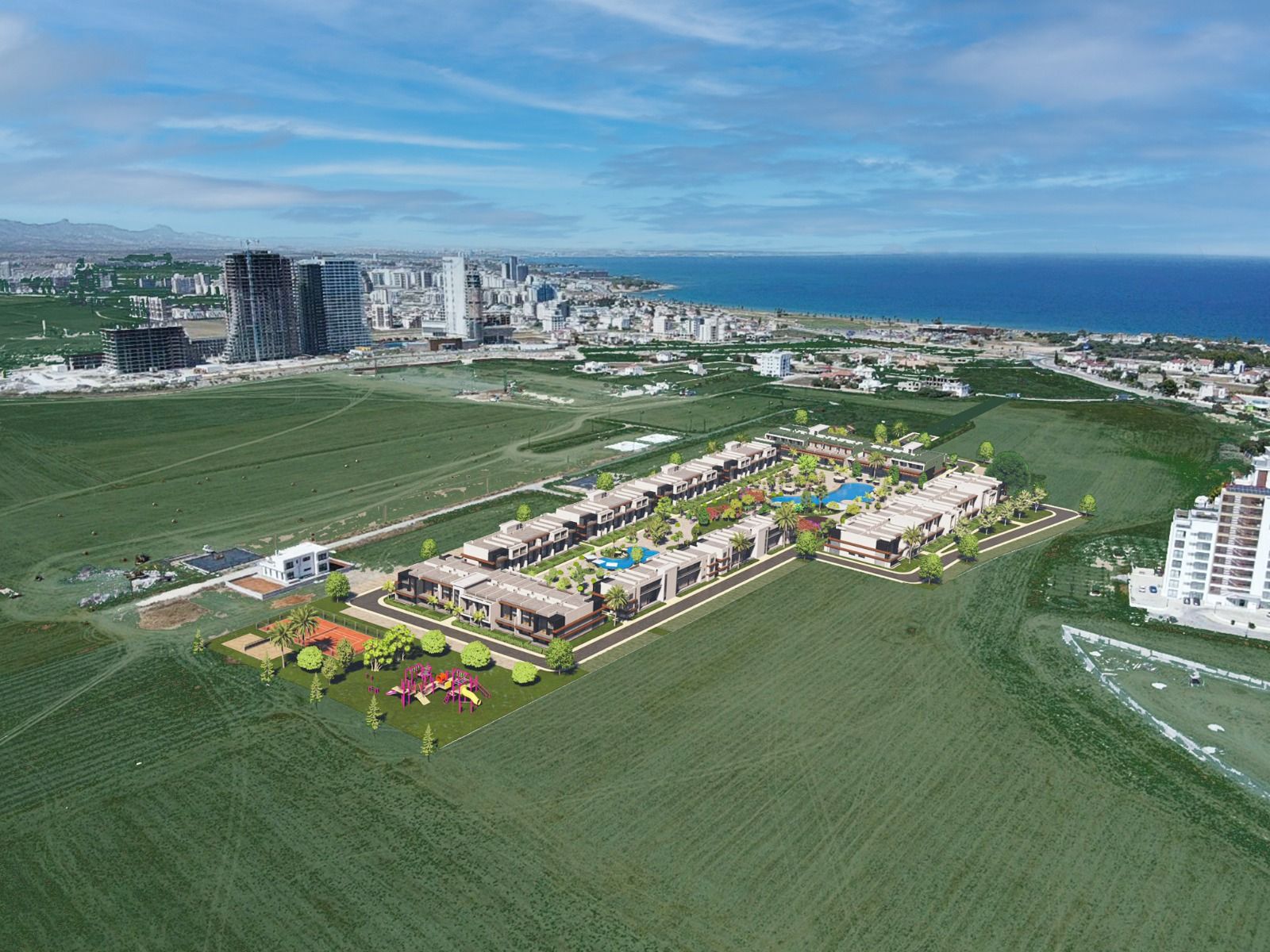 Студия 67 м² с террасой на крыше 45м² в 600 метрах от моря в Енибогазичи — фото 15