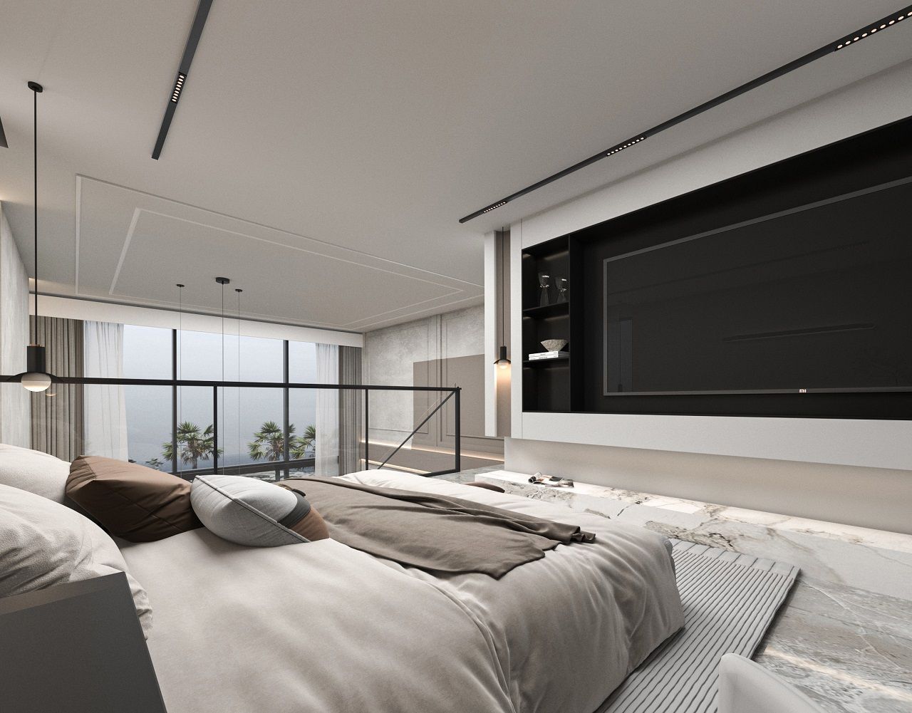 Квартира 1+1 Loft 63 м² с террасой 10 м² и садом 22 м² в Татлысу — фото 29
