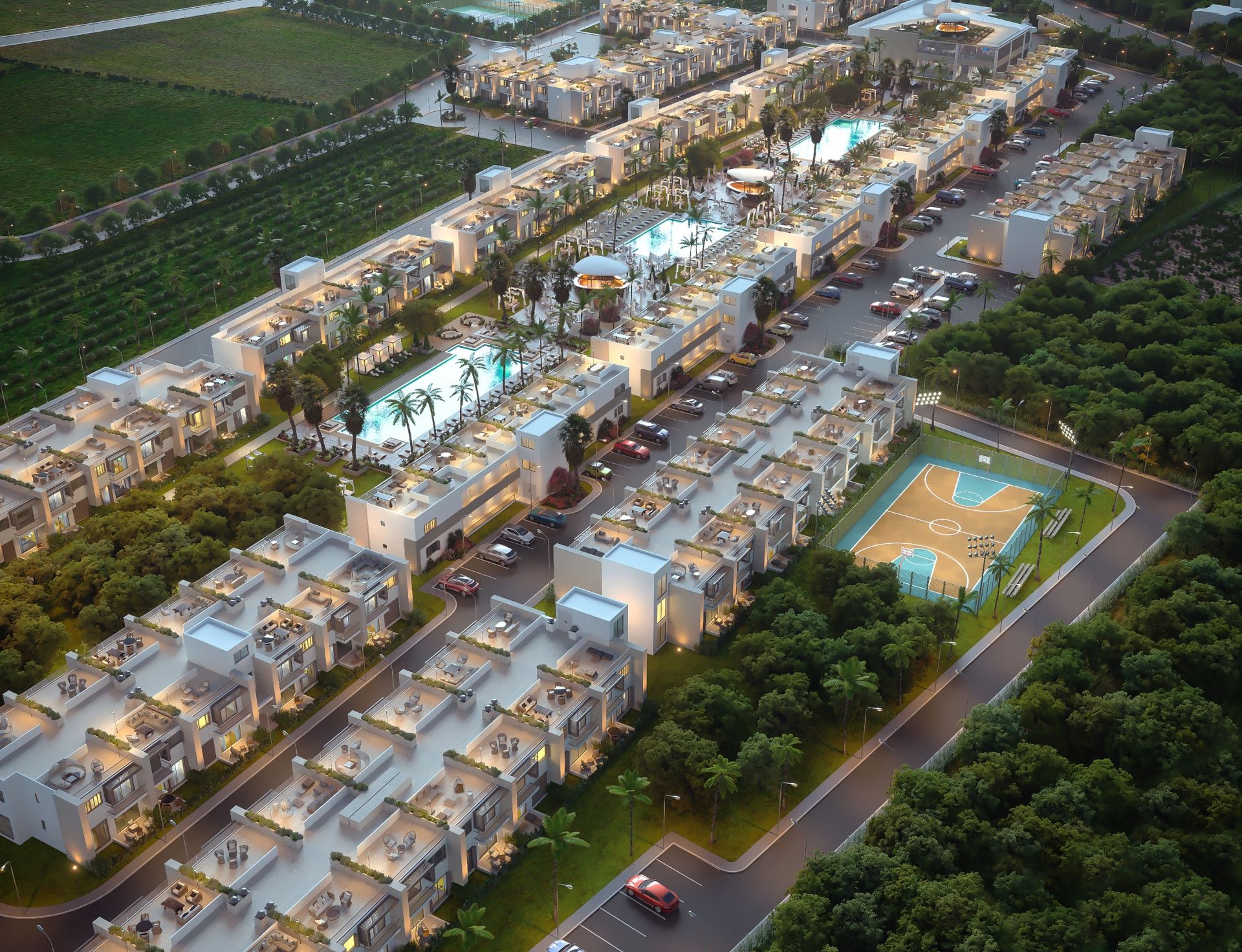 Студия 46 м² с садом в шикарном комплексе в Искеле — фото 22