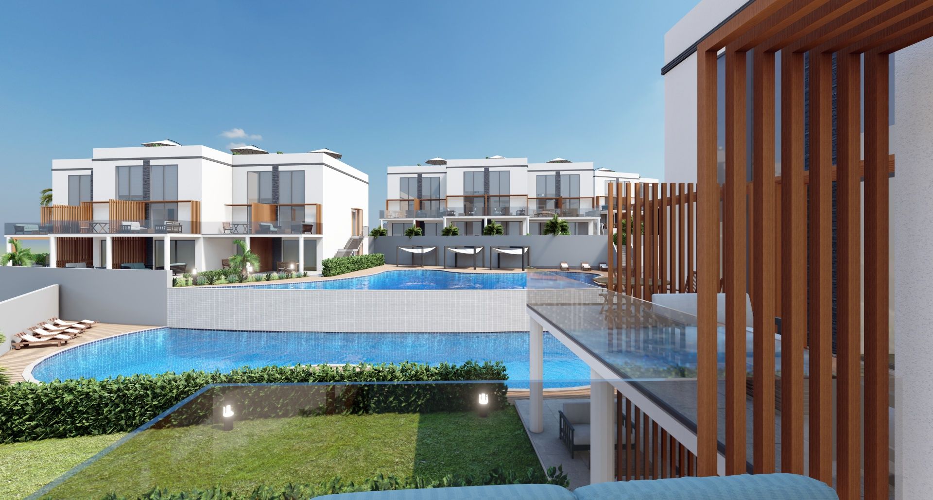 3-комнатный пентхаус loft 74 м² с террасой на крыше 31 м² в уютном комплексе в Эсентепе — фото 2