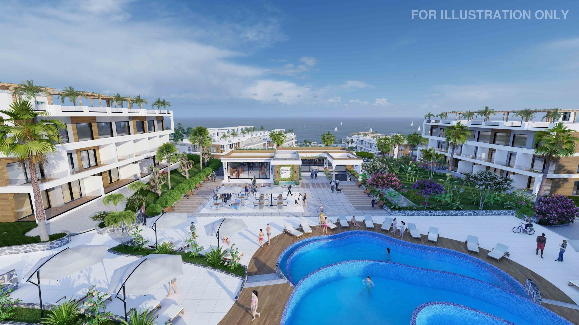 Студия penthouse 34м2 с террасой на крыше 20м2