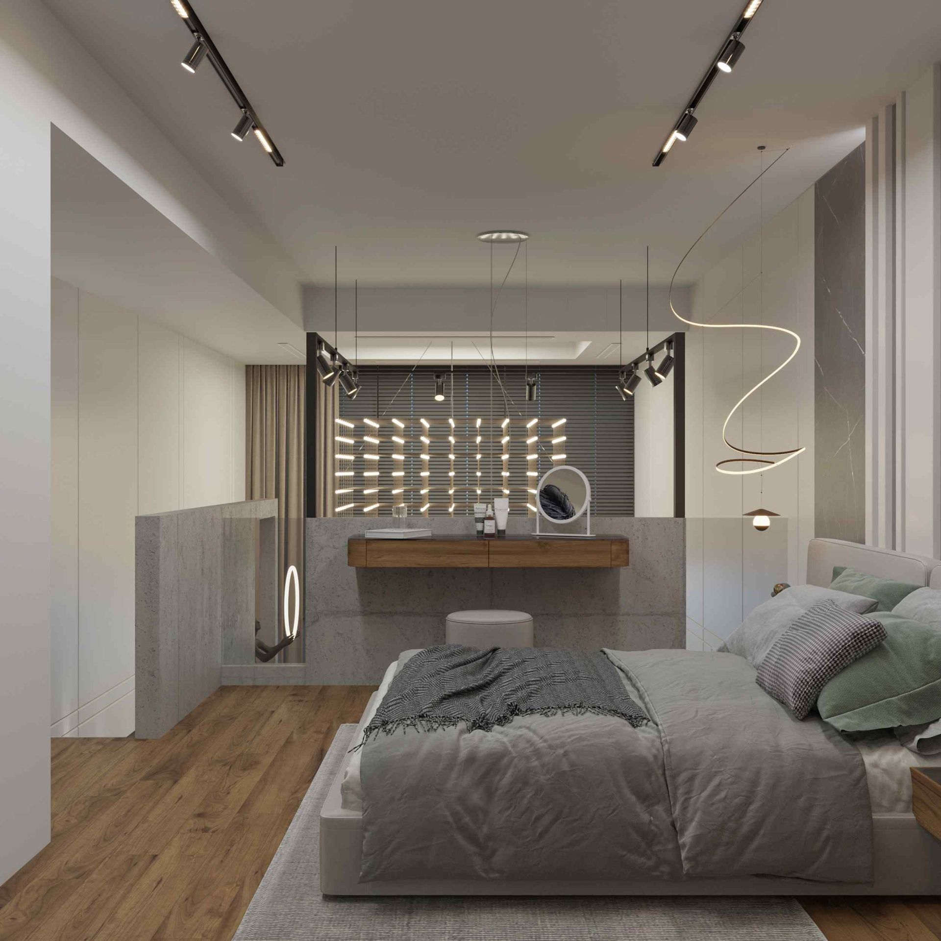 3-комнатный loft пентхаус 142 м² с террасой на крыше 53 м² в новом и современном комплексе в Эсентепе — фото 26