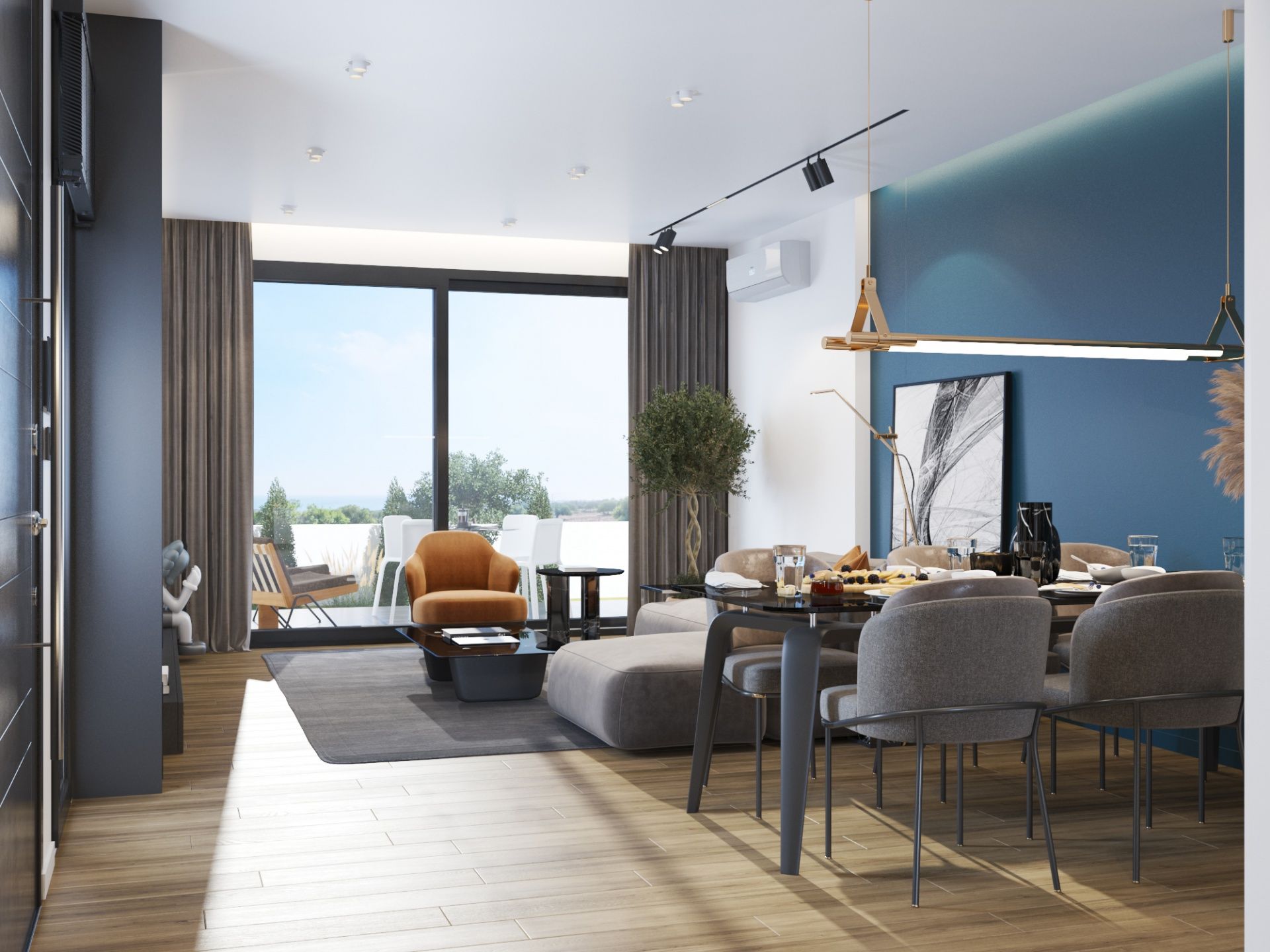 Современная вилла 2+1 (110м²) рядом с морем в новом комплексе в Лапте — фото 2