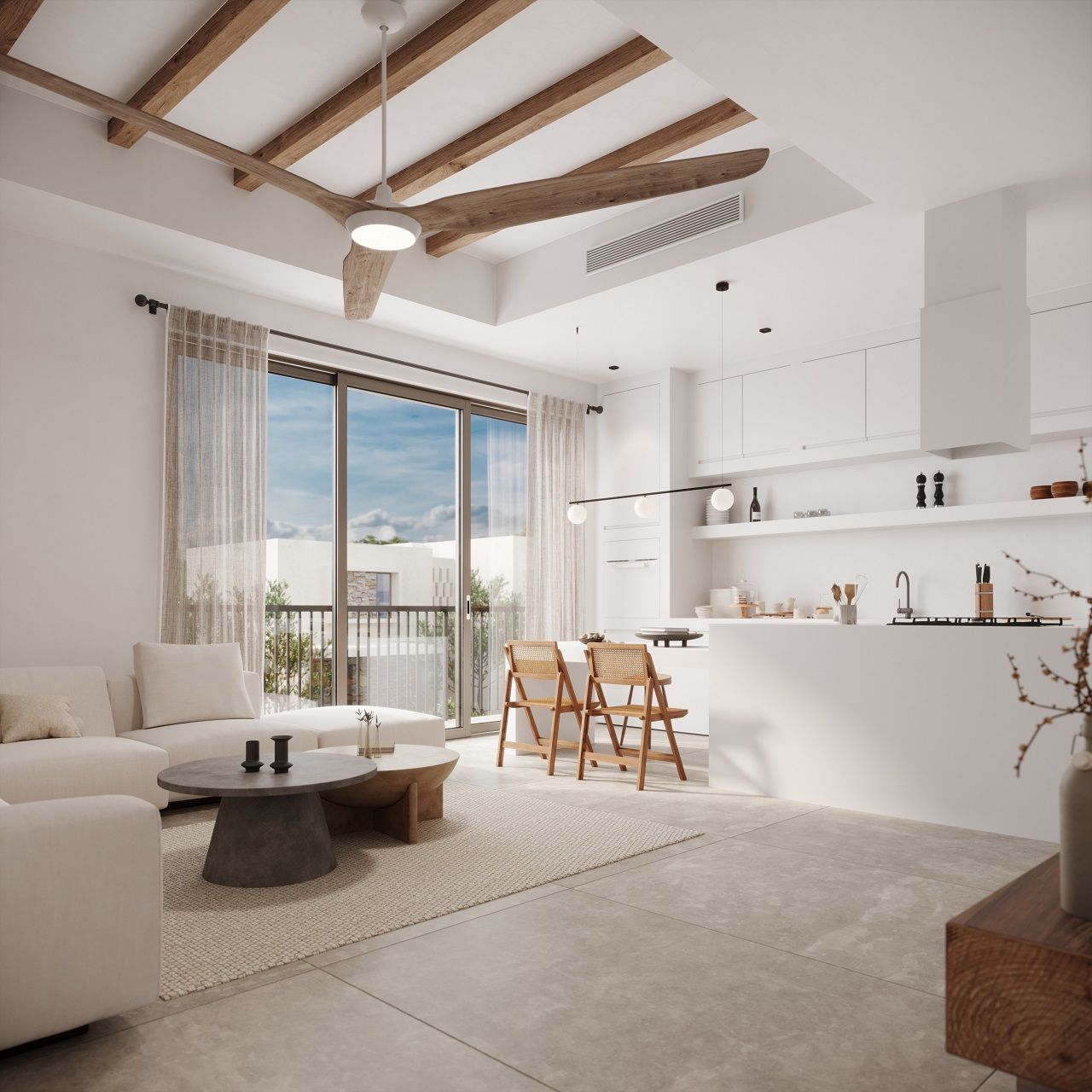 Квартира 3+1 (139 м²) с собственным садом  в новом комплексе в Алсанджаке — фото 29