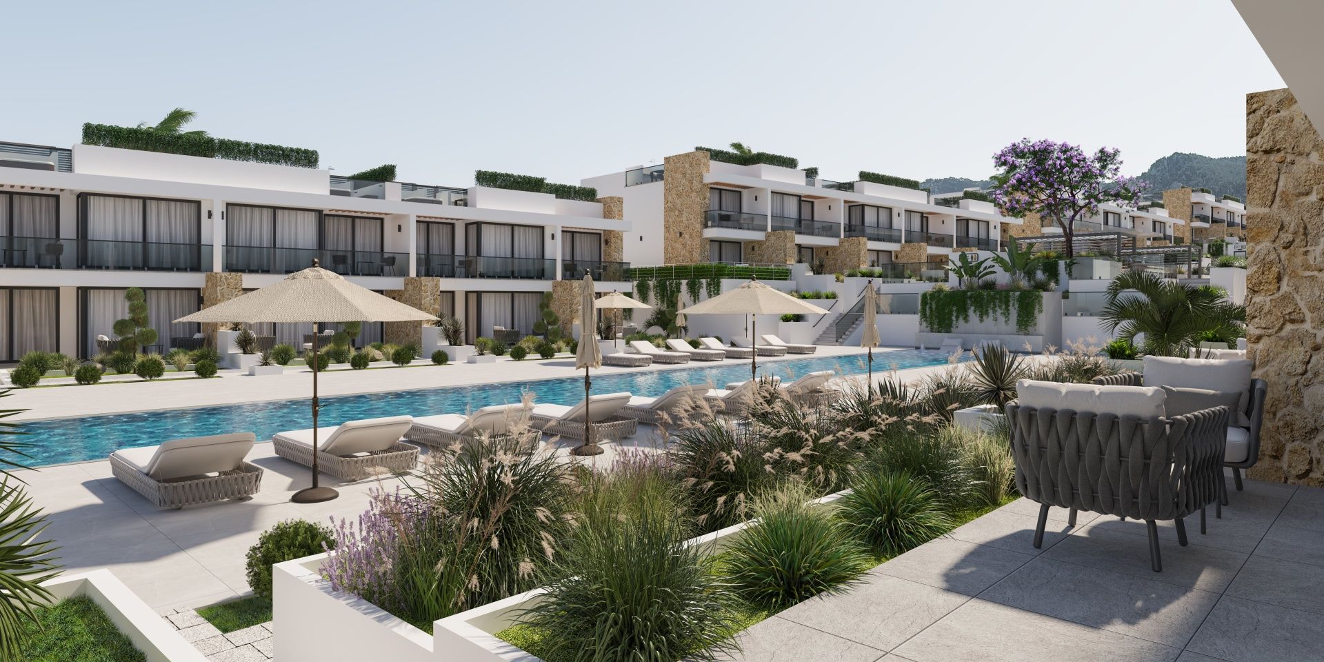 3-комнатные апартаменты 85 м² с террасой 20 м² в 400 метрах от моря! — фото 39