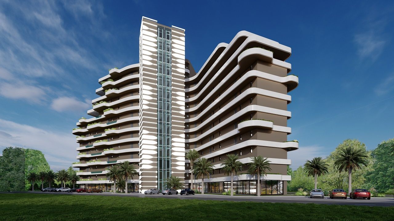 2 комнатная квартира (78м²) в 700 метрах от песчаного пляжа