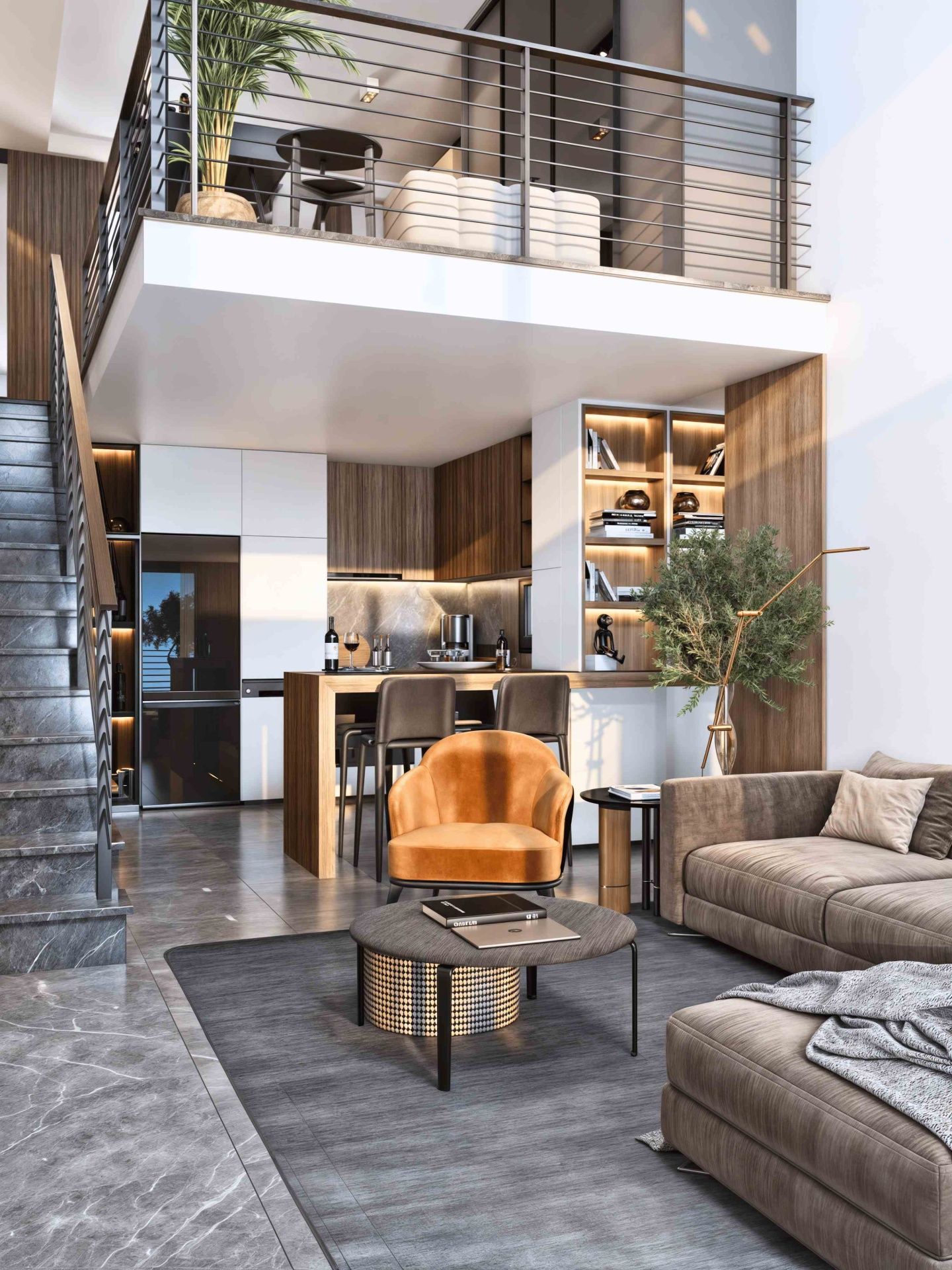 2-комнатные апартаменты loft 83 м² с террасой 12 м² — фото 15