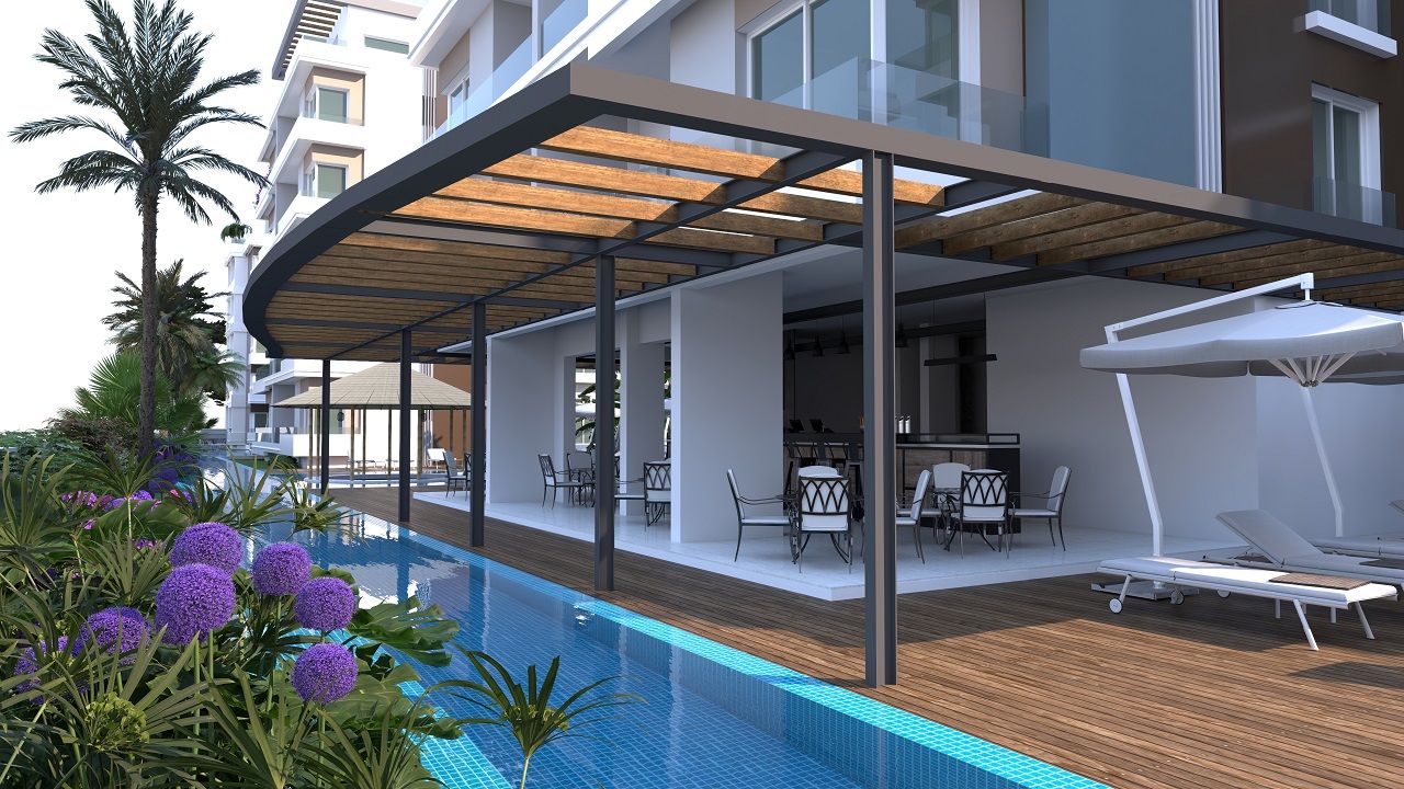Трехкомнатная квартира 78 м² в новом комплексе в Искеле — фото 3