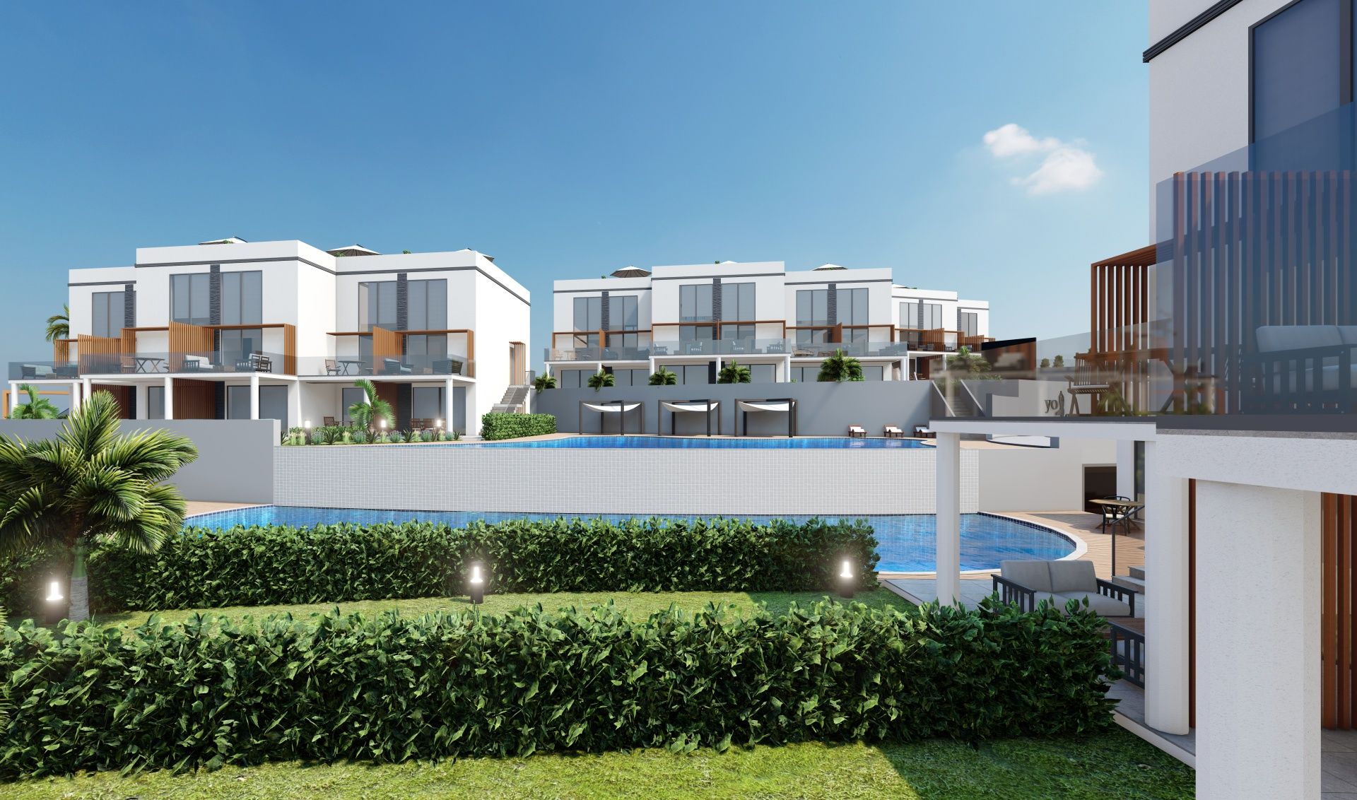 3-комнатный пентхаус loft 74 м² с террасой на крыше 31 м² в уютном комплексе в Эсентепе — фото 1
