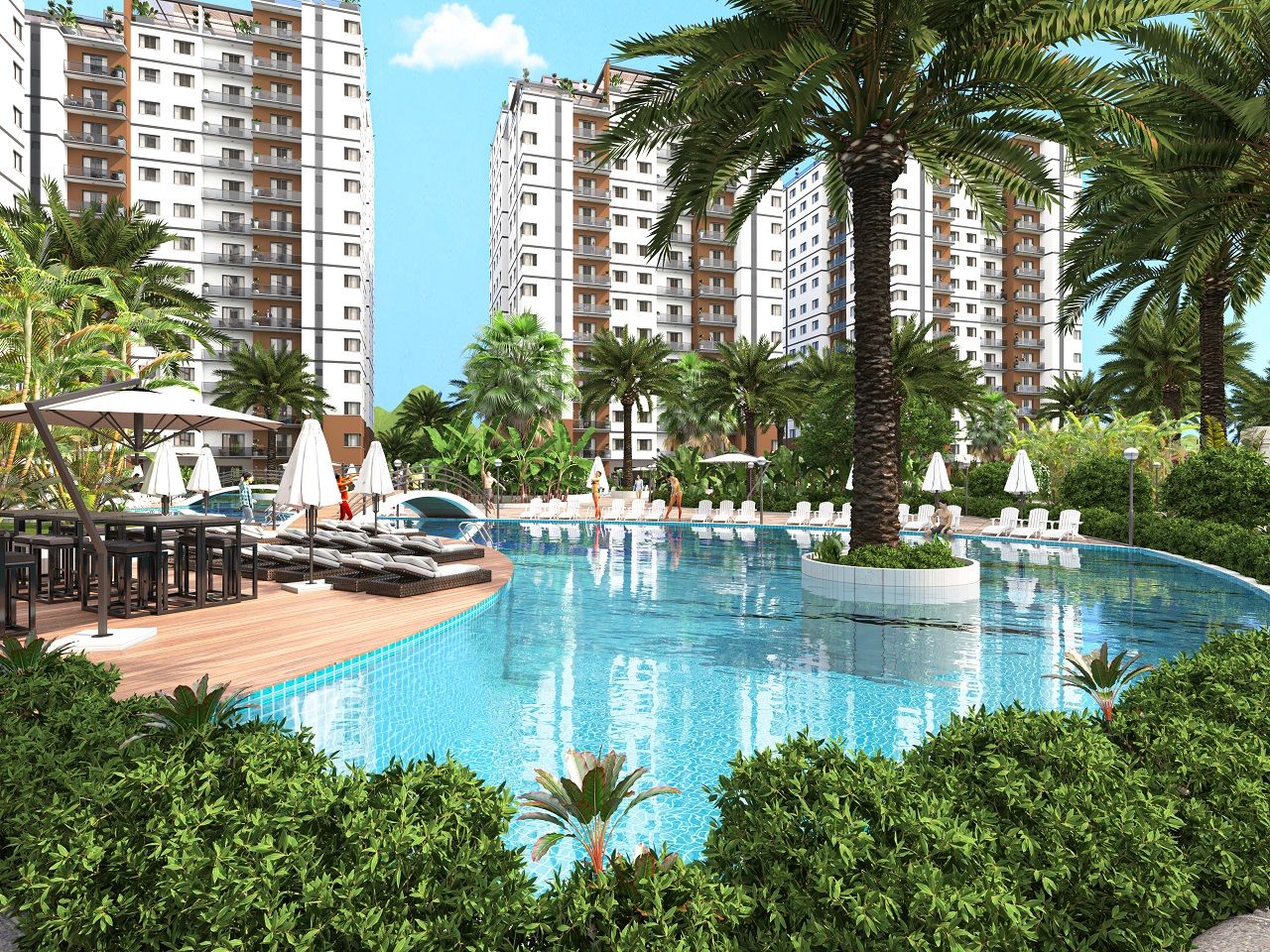 Студия 32м² в новом комплексе в Боазе — фото 1
