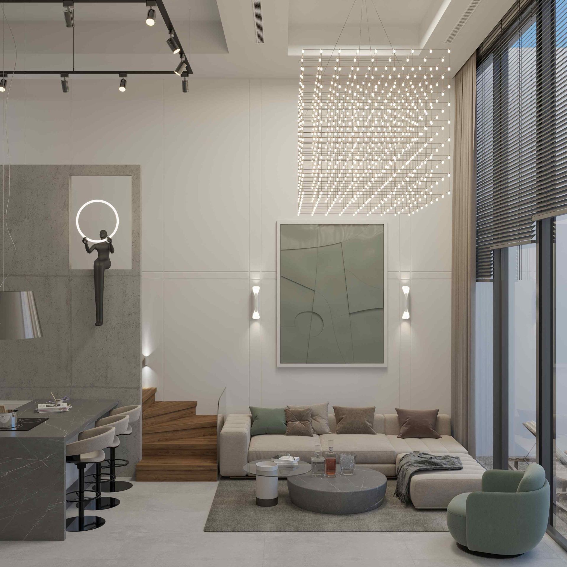 3-комнатный loft пентхаус 142 м² с террасой на крыше 53 м² в новом и современном комплексе в Эсентепе — фото 18
