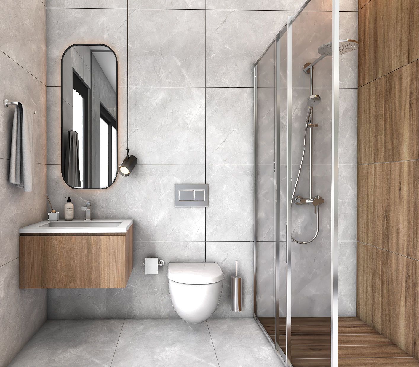 3-комнатные апартаменты 104 м² с балконом 9 м² в Енибогазичи — фото 21