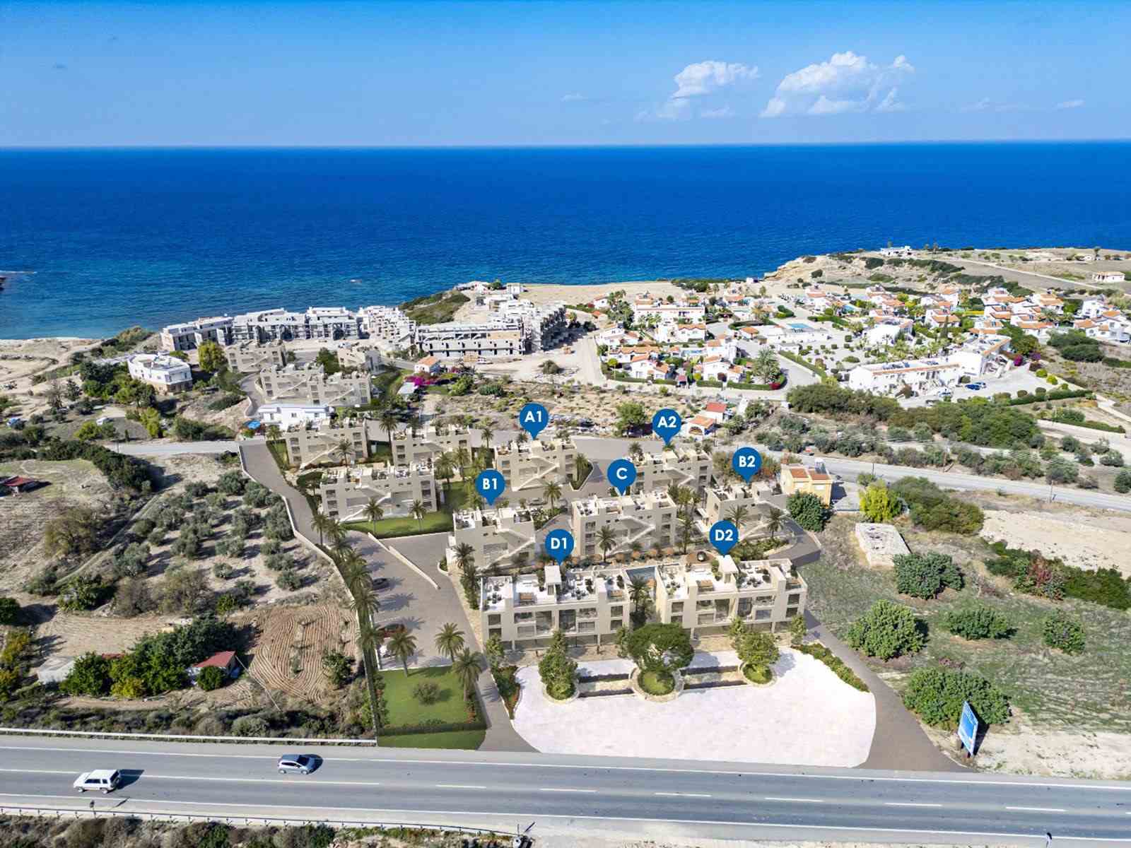 Студия 42 м² в комплексе с частным пляжем — фото 24