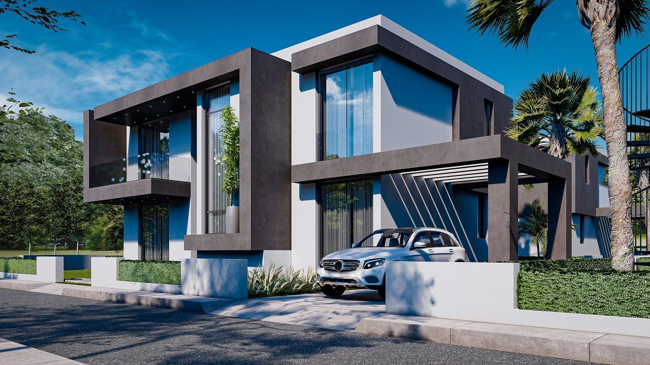 Вилла 4+1 (293 м²) с  собственным участком земли в 1 километре от моря — фото 10