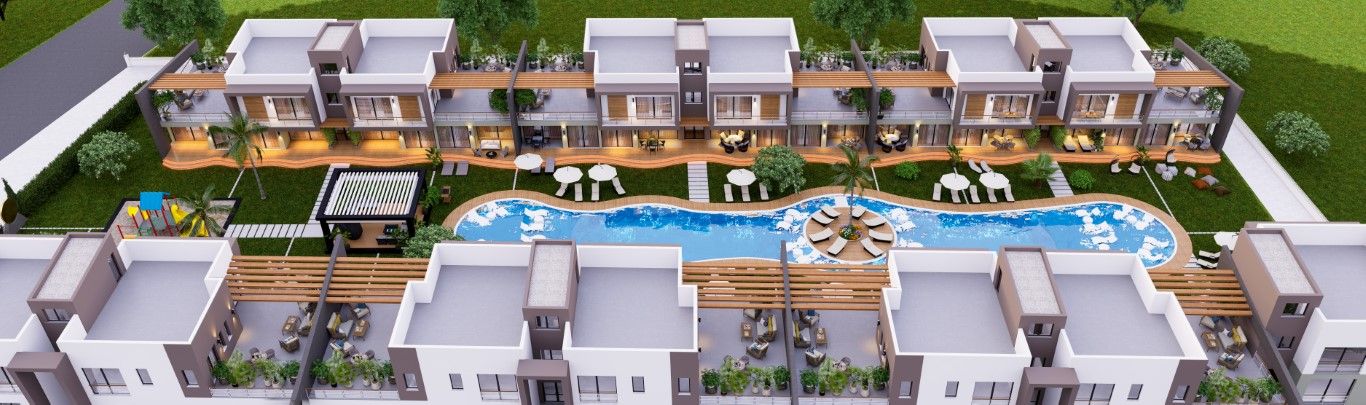 Трехкомнатная квартира 90 м² с собственным садом в новом комплексе рядом с пляжем — фото 12