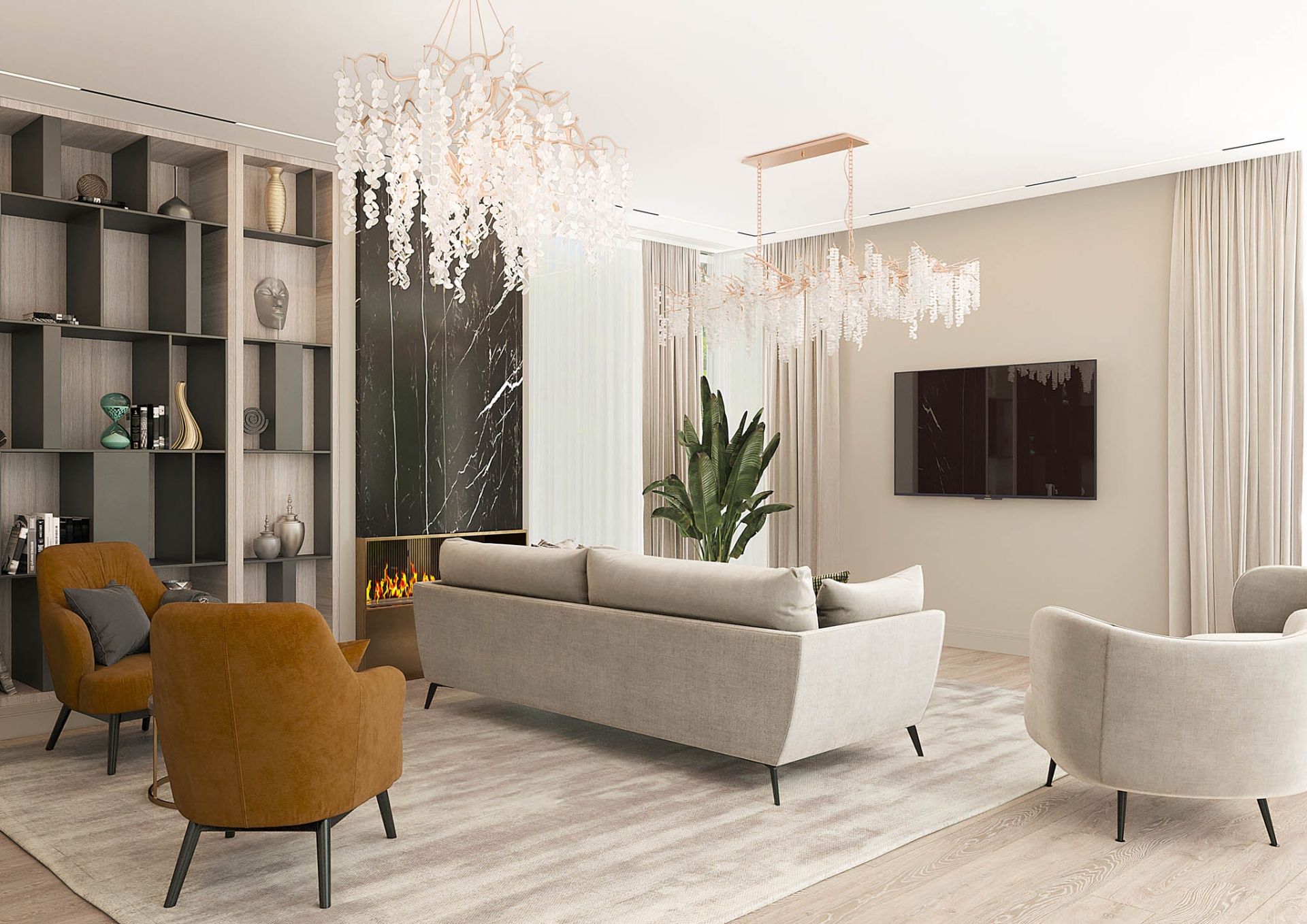 5-комнатная вилла 383 м² с полным дизайн-пакетом и террасой на крыше 139 м² и бассейном  — фото 13