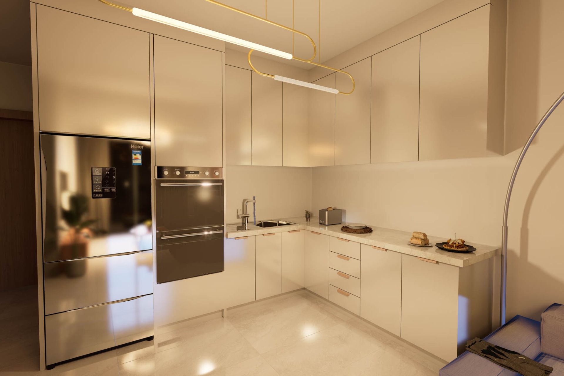 2-комнатный loft пентхаус 66 м² с террасой на крыше 30 м² в 400 метрах от моря — фото 3