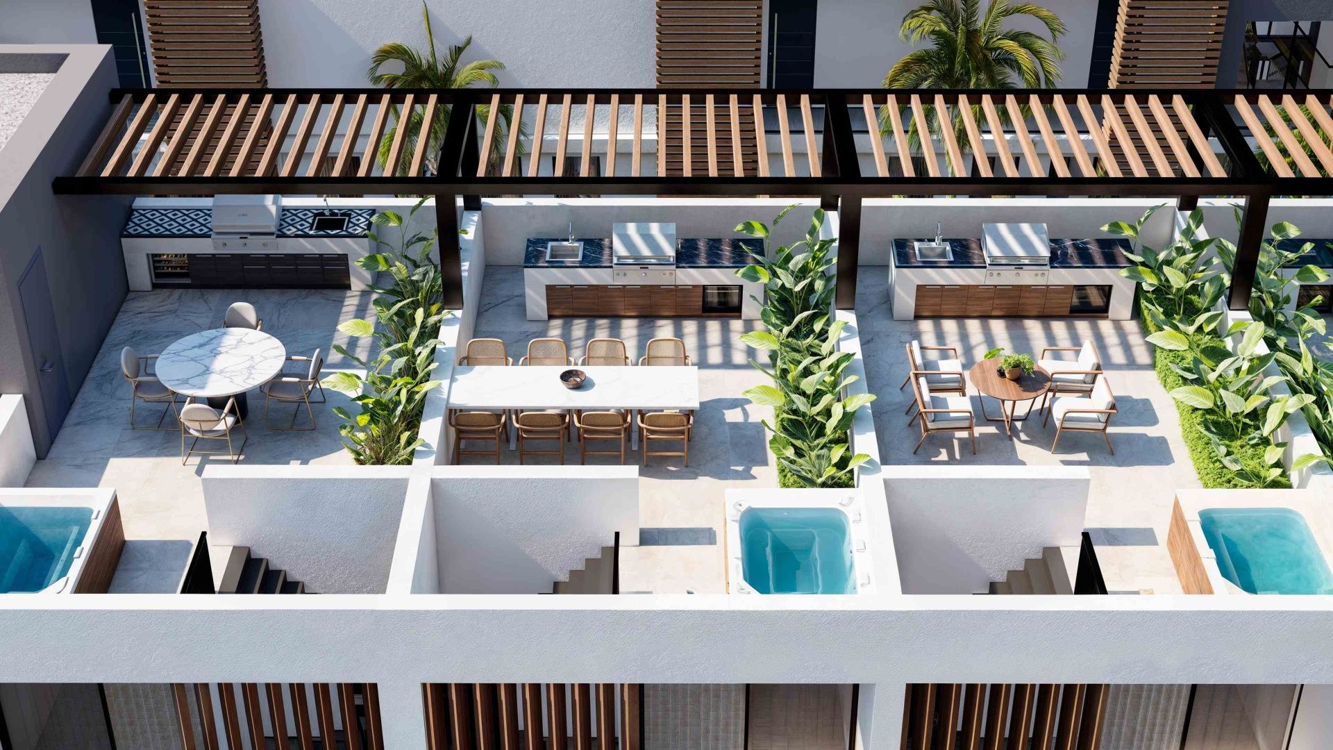Студия penthouse 50м2 с террасой на крыше 45м2 — фото 38