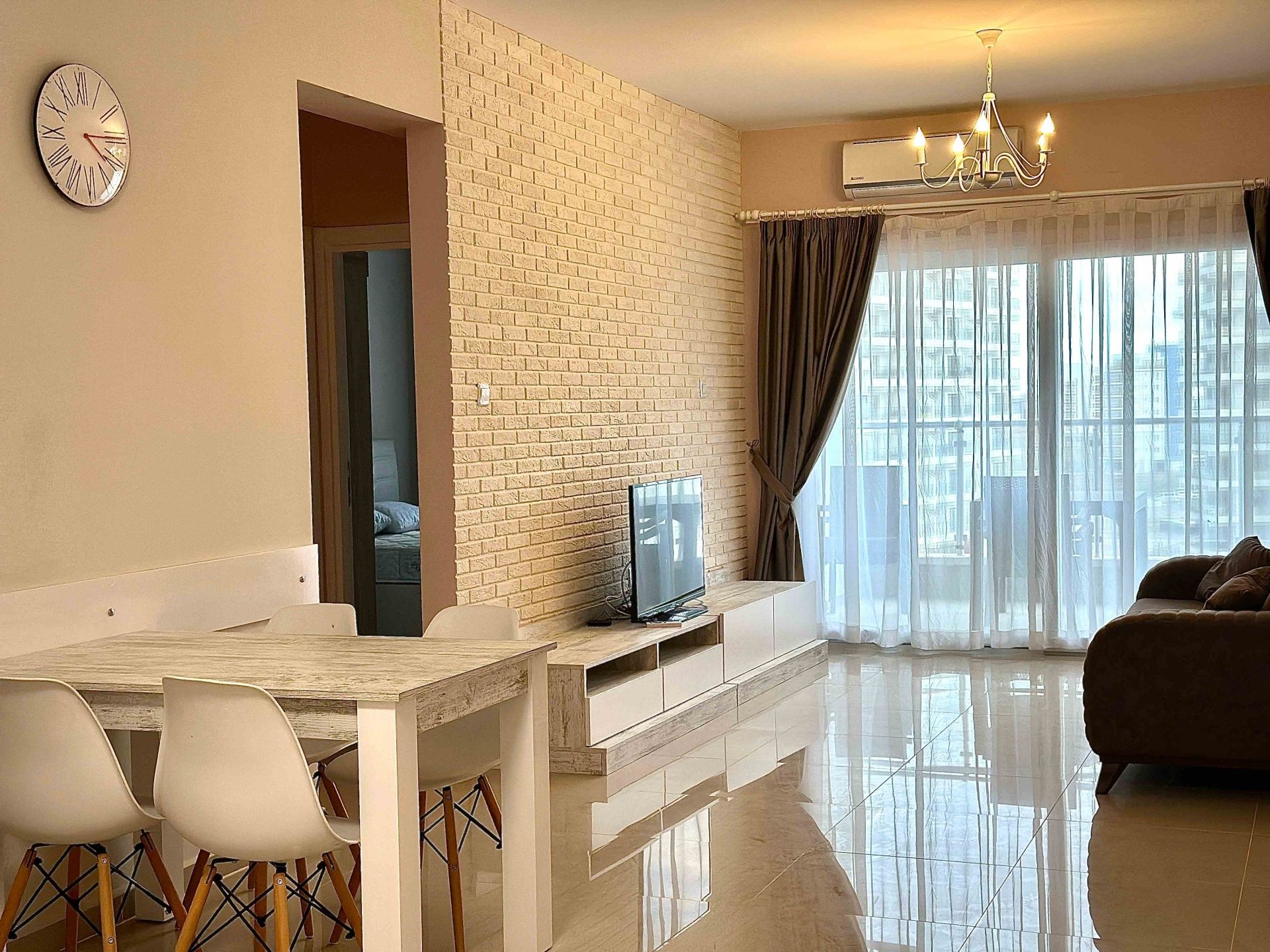 2-комнатные апартаменты 65м2 с балконом 8м2 в курортном комплексе — фото 10