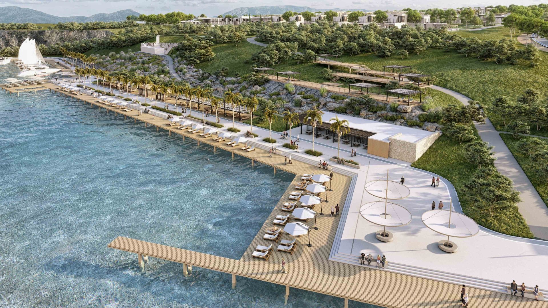 Студия 41 м² в комплексе с уникальной инфраструктурой у моря — фото 32