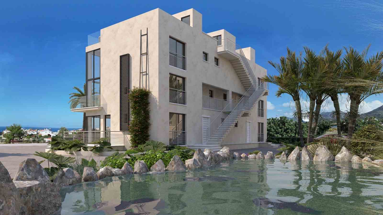 2-комнатный пентхаус loft 87 м² с двумя террасами в комплексе с частным пляжем — фото 14