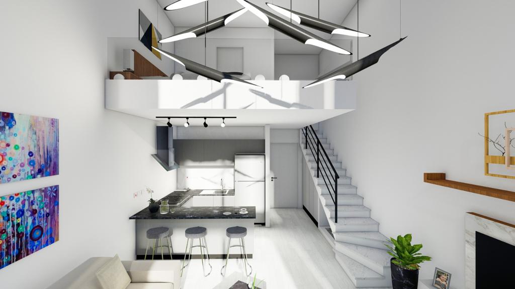 2-комнатный loft 56 м² и террасой 11 м²  — фото 1