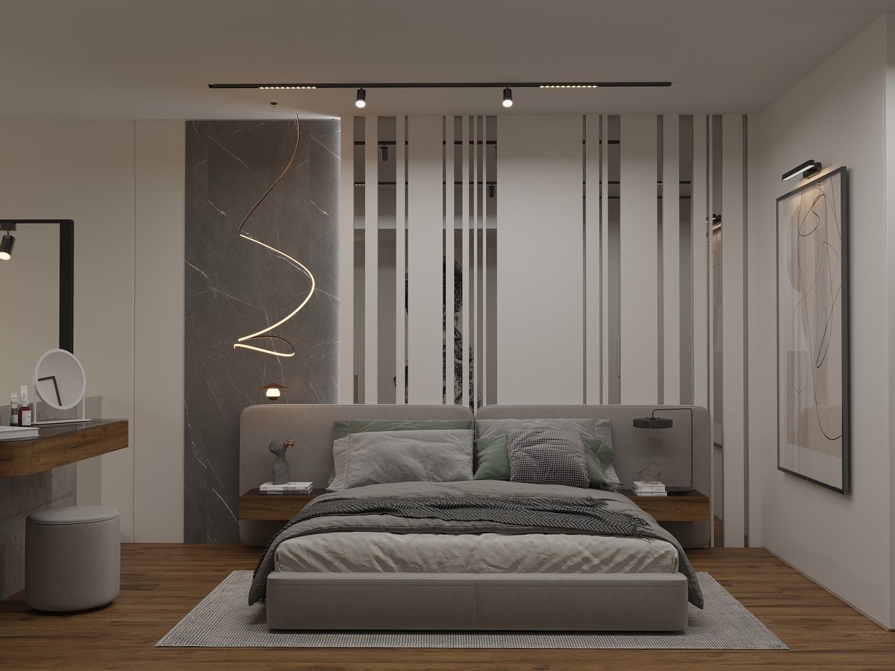 Квартира 2+1 loft - Penthouse 142 м2 c большой террасой на крыше 53 м2 в Эсентепе — фото 39