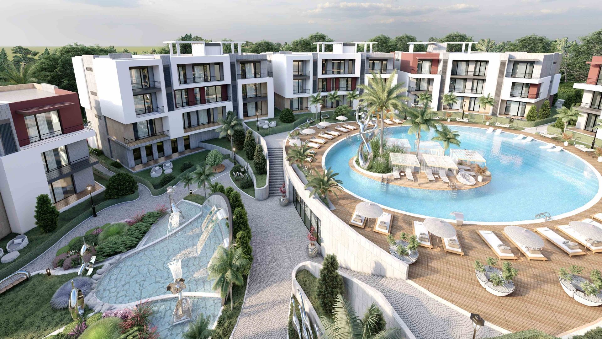 2-комнатные апартаменты 55м2 с террасой 8м2