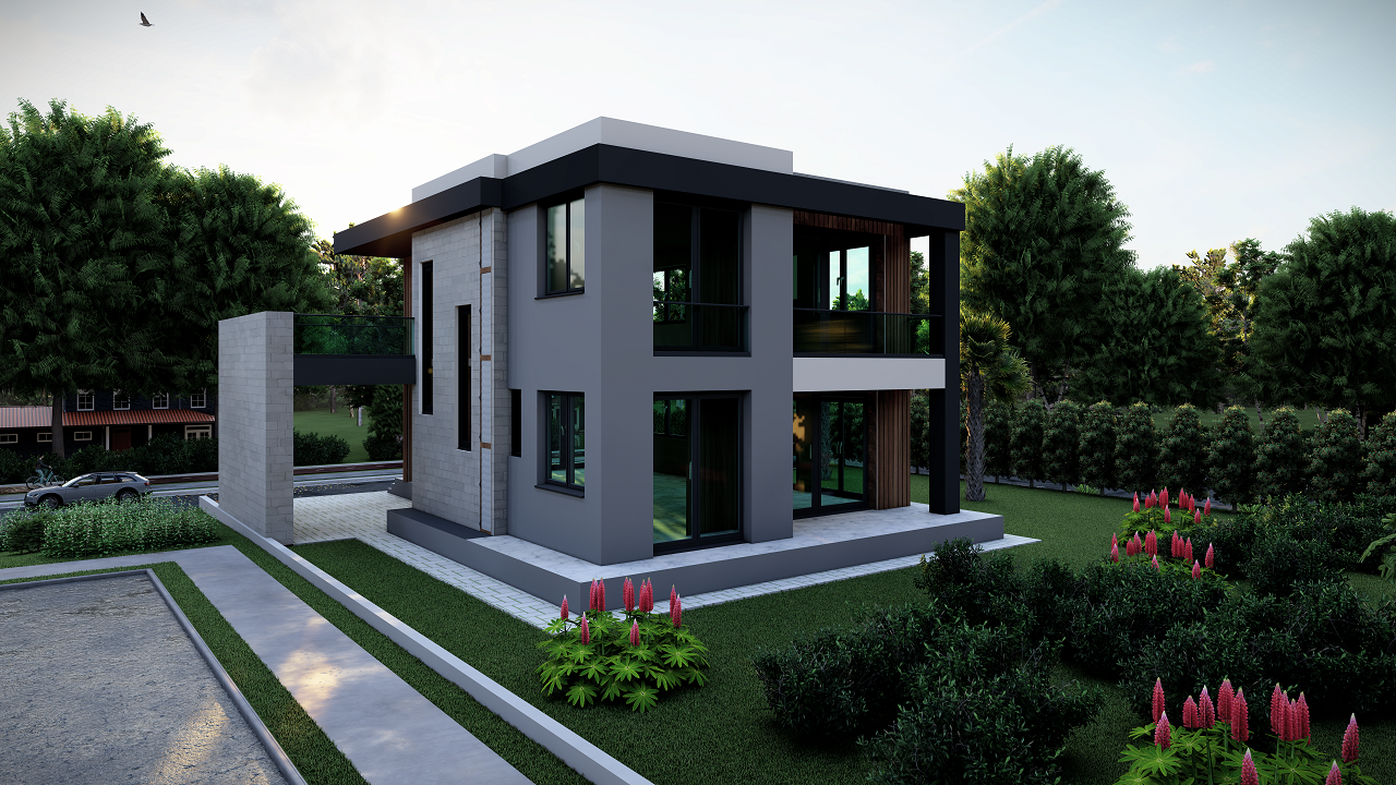 Вилла 4+1 (250 м²) с участком земли в новом комплексе в Лапте — фото 9