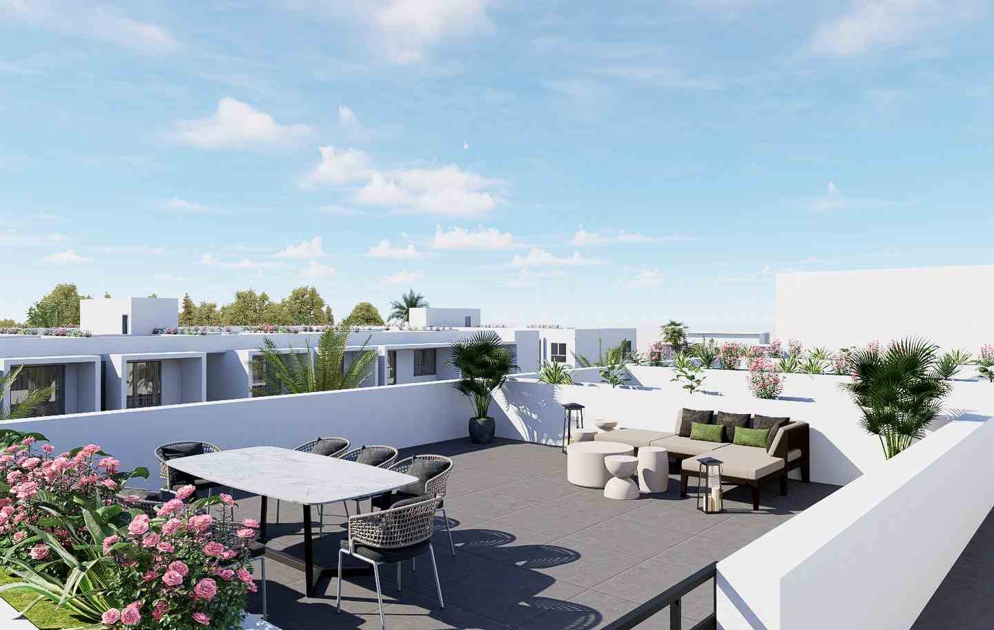 2-комнатные апартаменты 87 м² с террасой 14 м² в курортном комплексе — фото 15