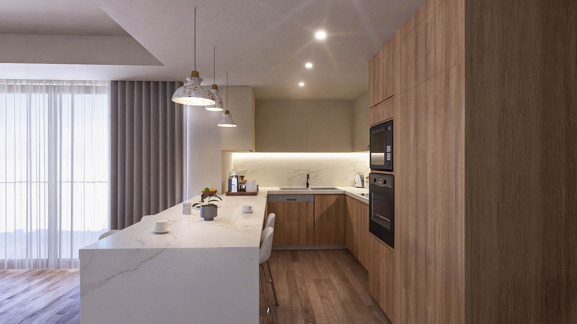 2-комнатные апартаменты 55 м² с террасой 15 м² и участком земл 69 м² в бутик-комплексе  — фото 10