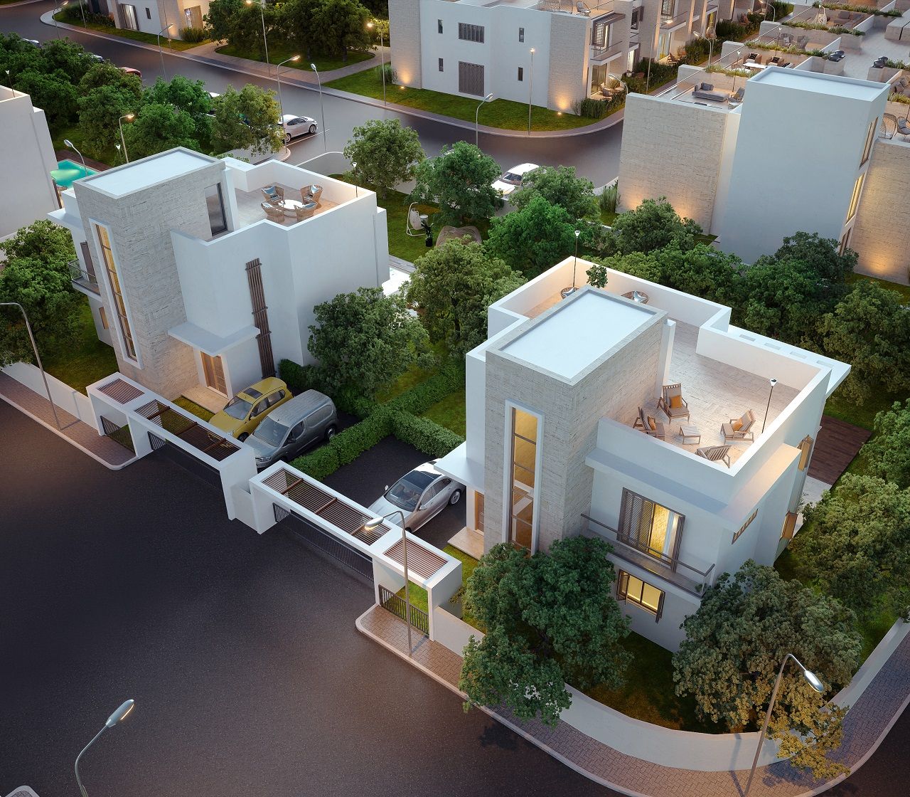 Студия 46 м² с садом в шикарном комплексе в Искеле — фото 32