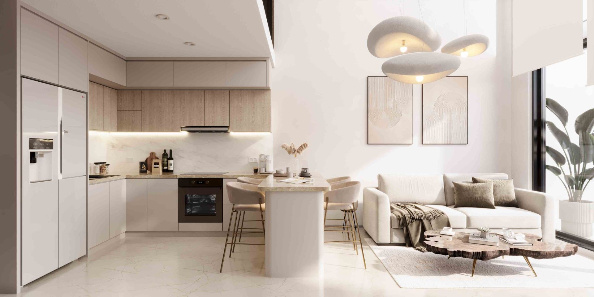 2-комнатные апартаменты 90 м² с террасой в 100 метрах от пляжа — фото 6