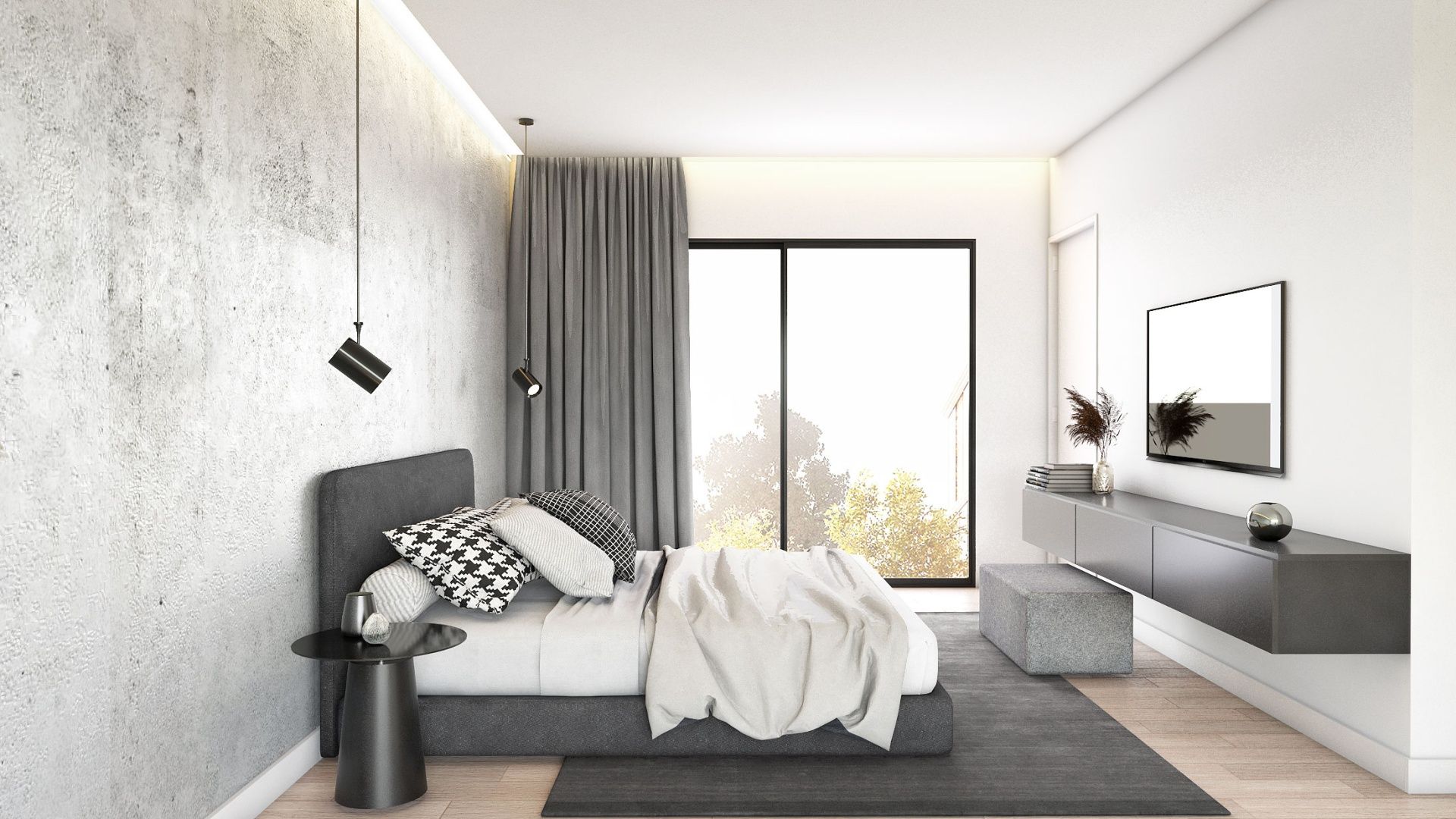 3-комнатные апартаменты loft 104 м² с балконом 9 м² в Енибогазичи — фото 9