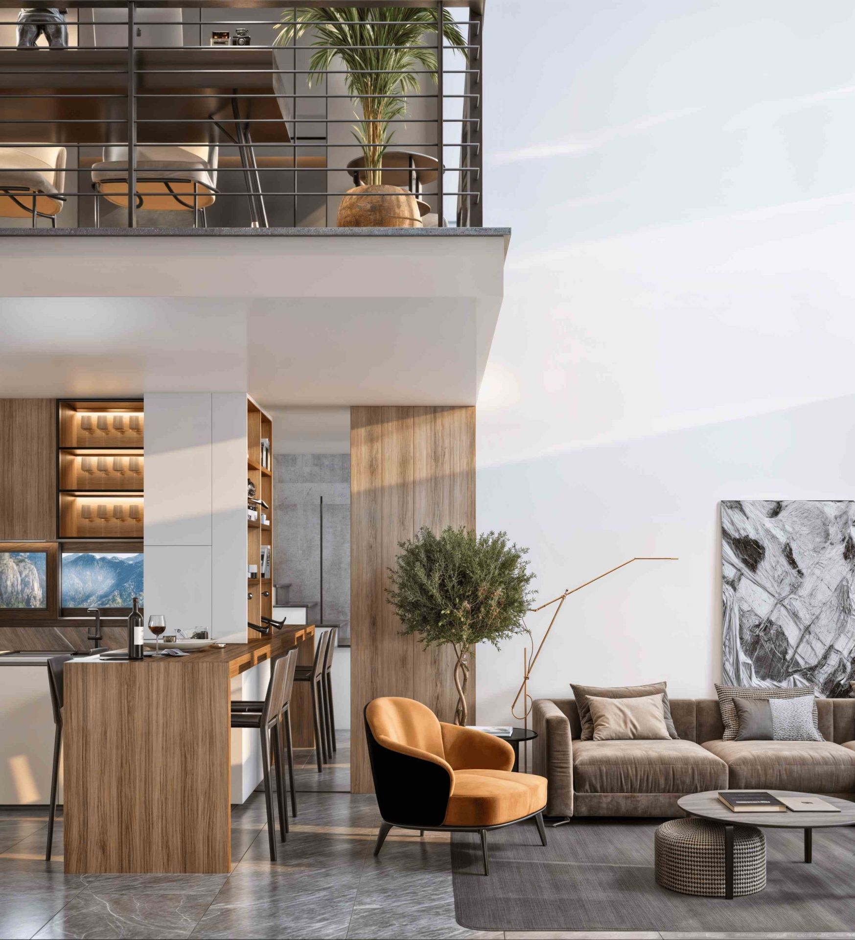 2-комнатные апартаменты loft 83 м² с террасой 12 м² — фото 11