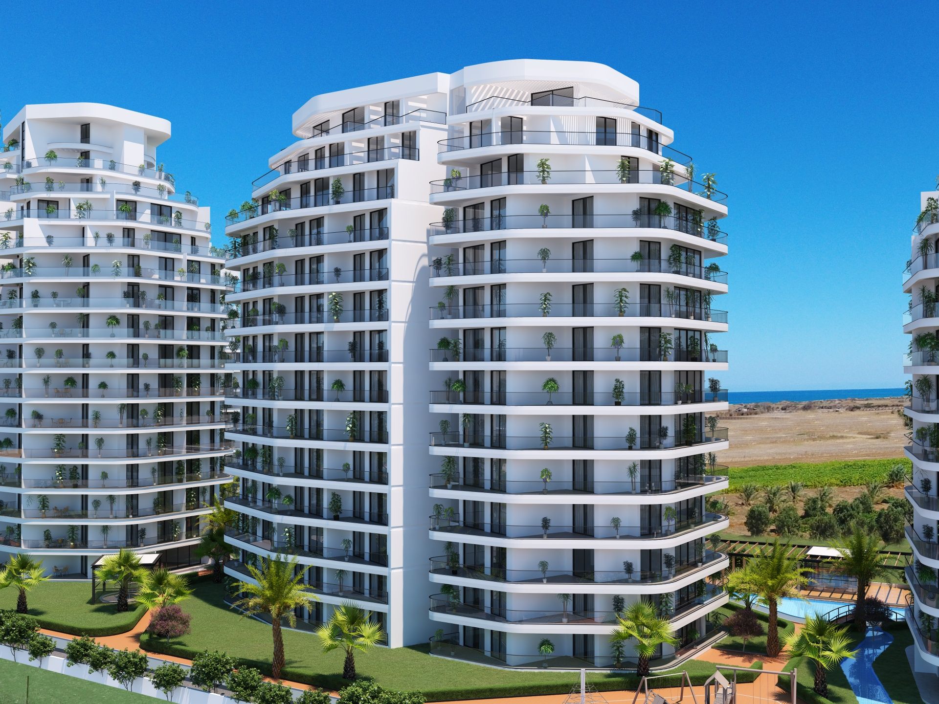 Студия 34 м2 в шикарном комплексе в Газиверене — фото 3