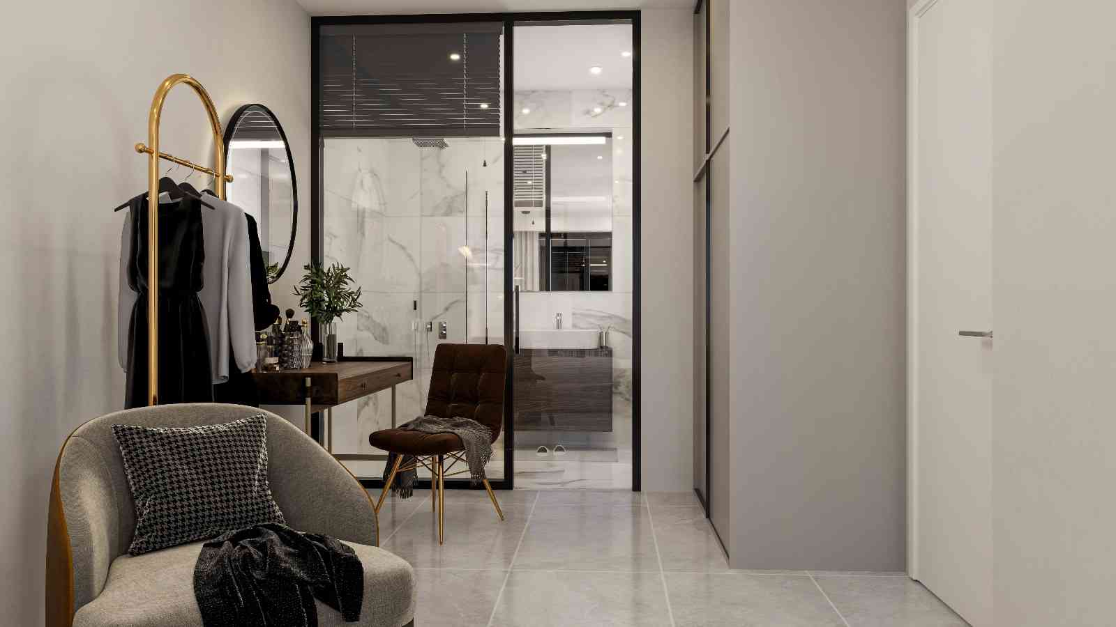 Двухуровневые 3-комнатные апартаменты 90 м² с двумя террасами: одна 18 м² и вторая на крыше 45 м² — фото 24