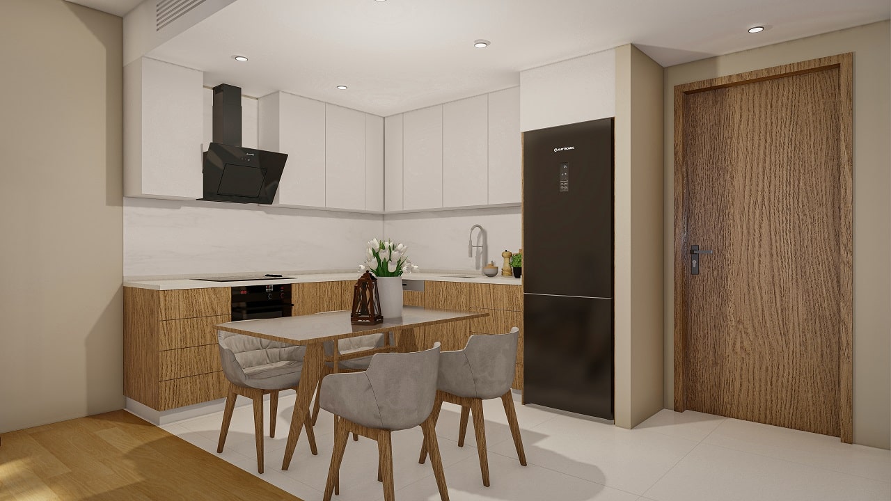 3-комнатные апартаменты 92 м² +70 м² терраса в комплексе в 5 минутах от пляжа — фото 9