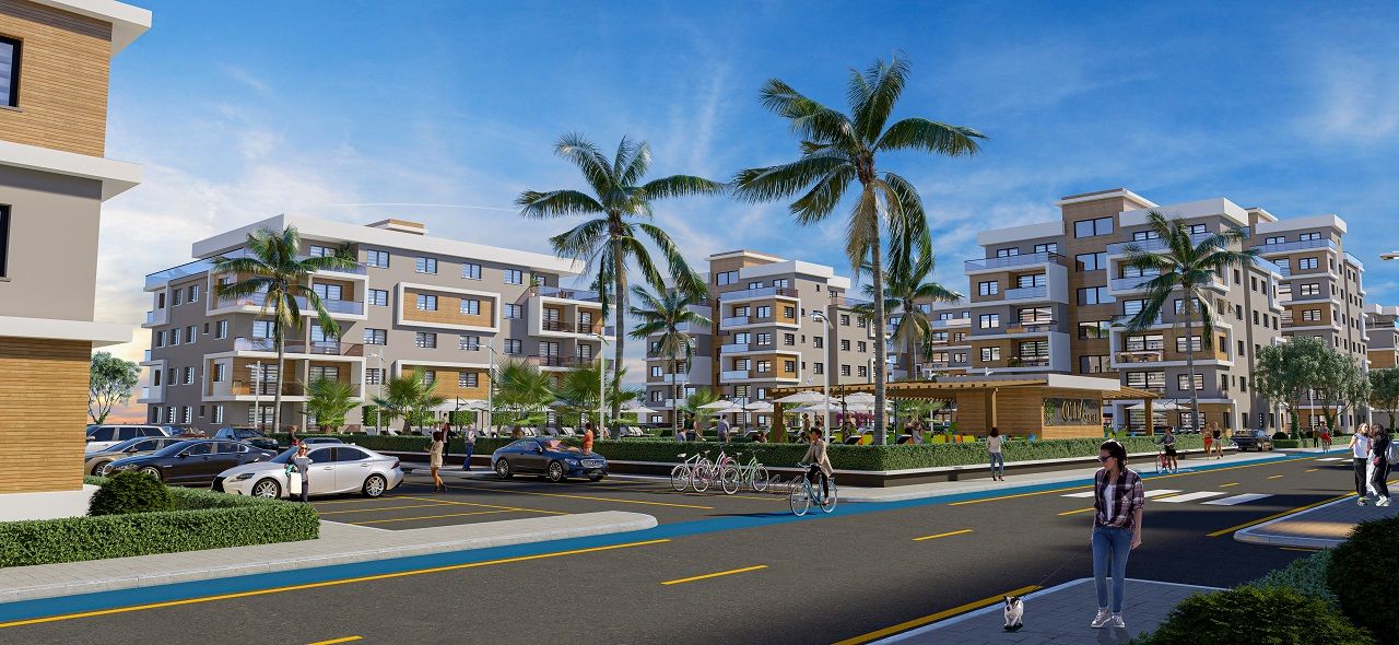 Квартира 2+1 (66 м²) в новом красивом комплексе в Гечиткале