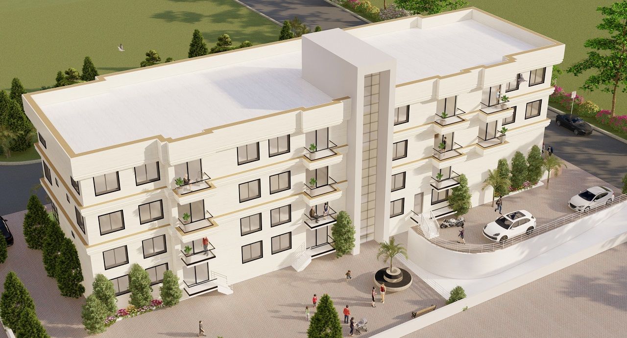 Трехкомнатная квартира (80 м2 ) в 2,5 км от моря в Фамагусте