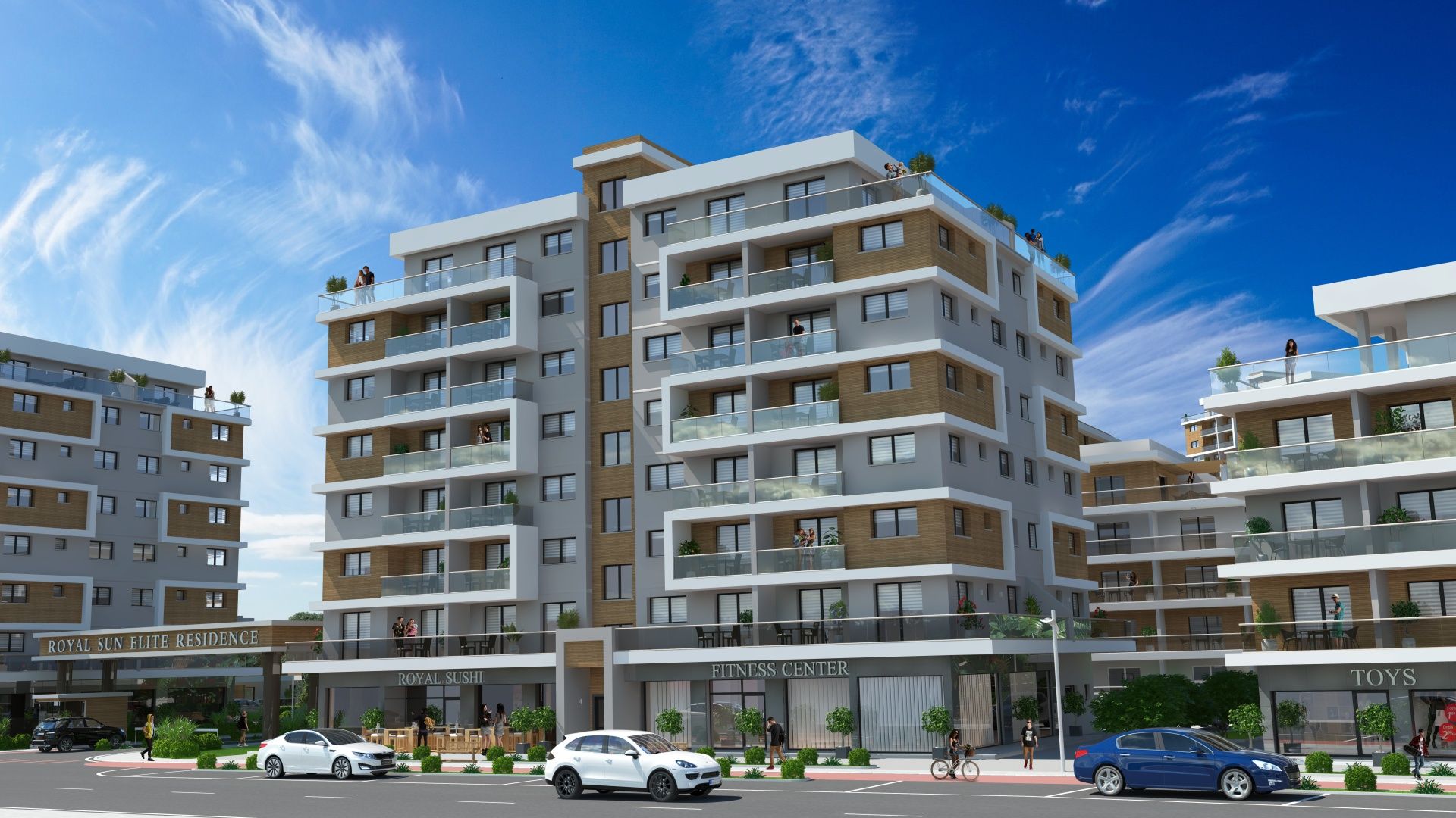 3-комнатный пентхаус 78 м² c террасой 54 м² в 2 минутах от пляжа — фото 37