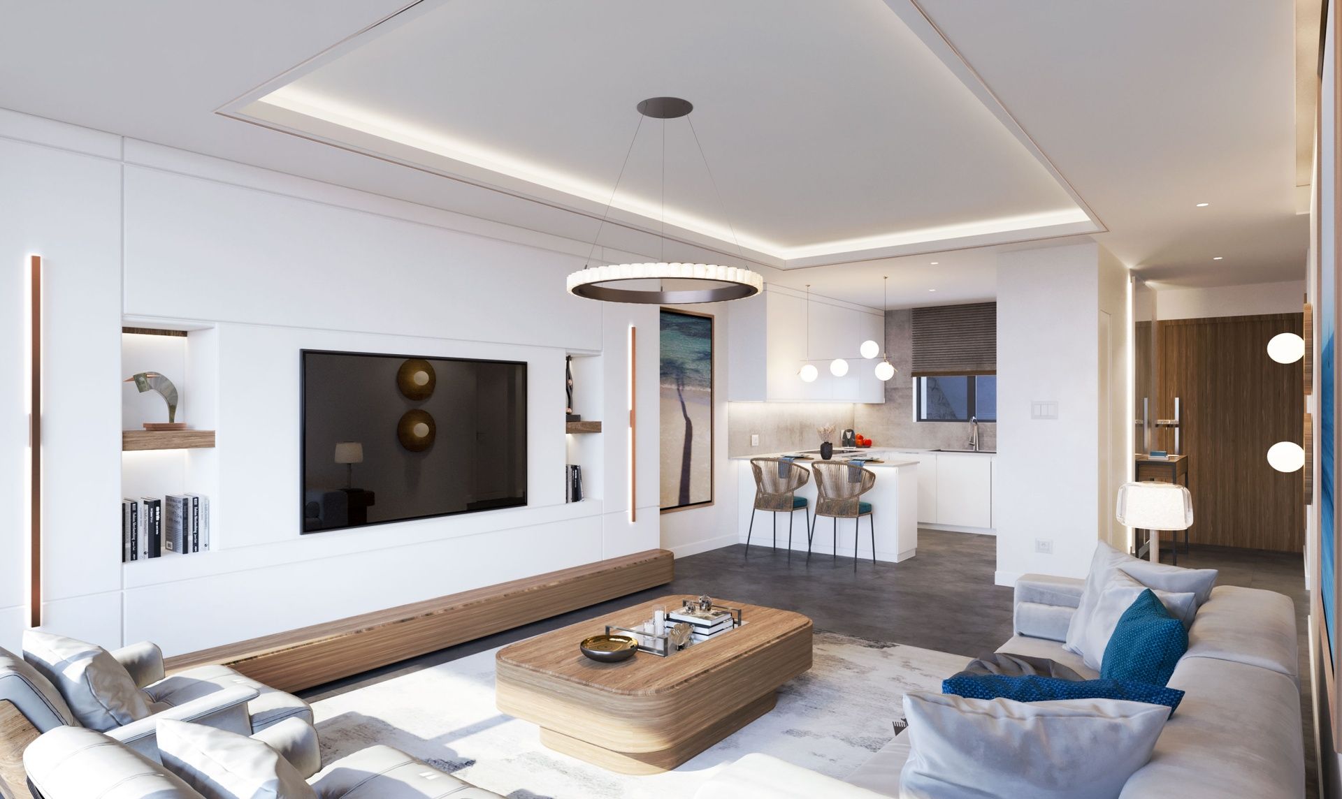 2-комнатная квартира Loft Penthouse 62 м2 + две террасы: 12 м2 и 30 м2 в новом роскошном комплексе в Эсентепе — фото 24