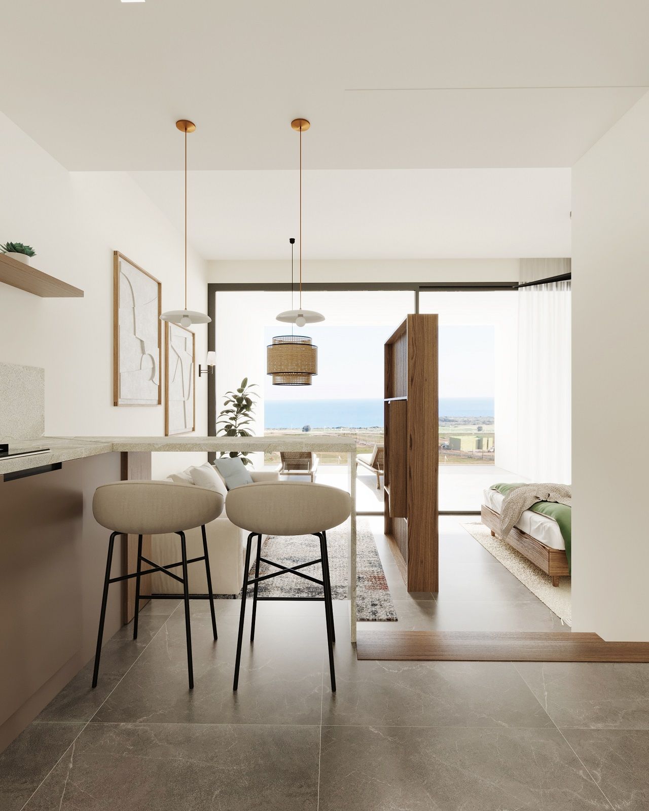 Студия 37 м² с террасой 8 м² в роскошном  новом комплексе — фото 22
