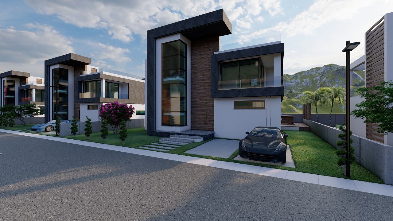 Современная вилла 3+1 (210 м²) с участком земли в новом комплексе в Боазе — фото 10