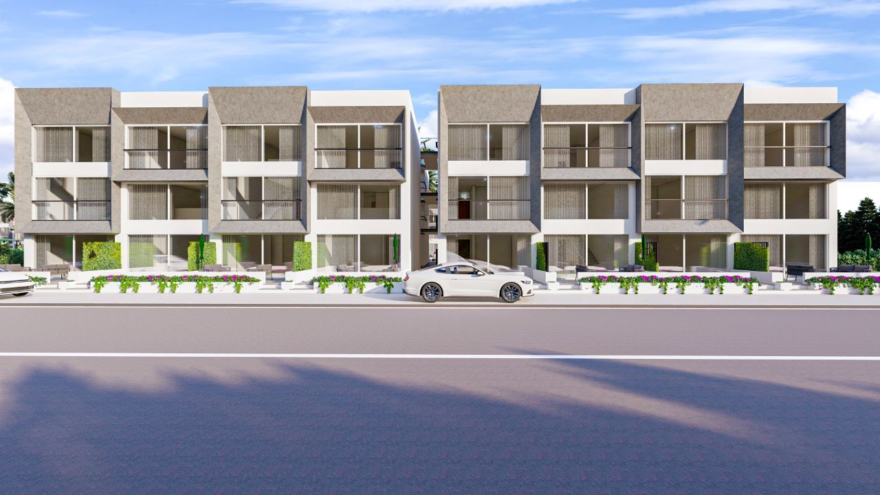 Студия 38 м² в новом комплексе в 600 метрах от пляжа в Искеле — фото 1