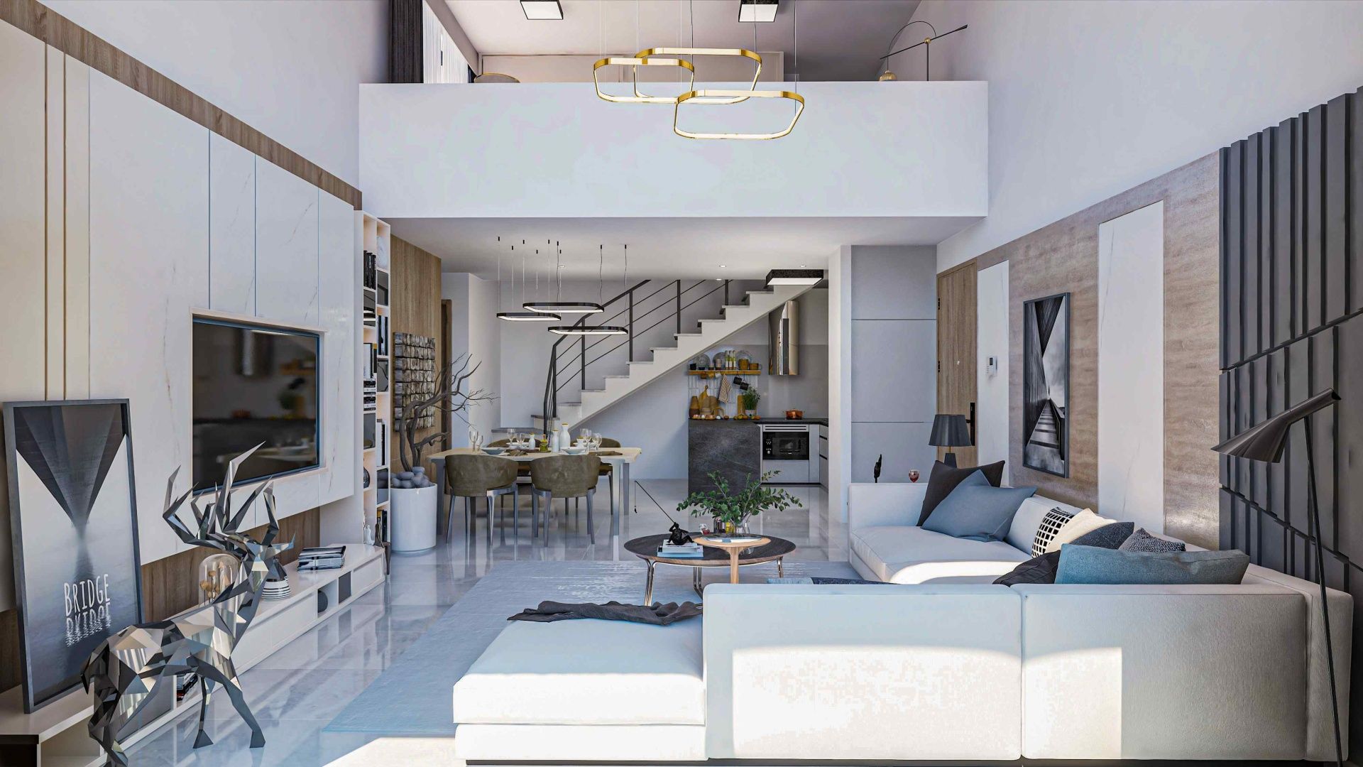 3-комнатные апартаменты loft 125 м² с террасой в Енибогазичи — фото 8