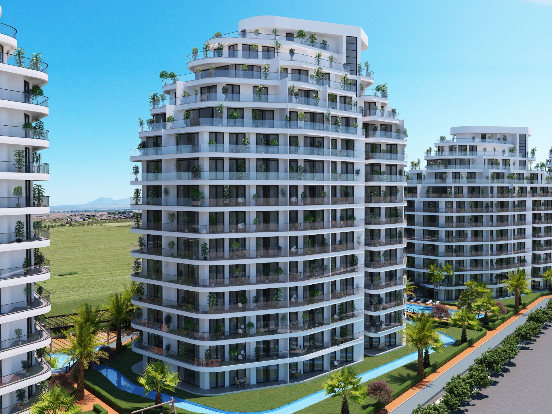 Квартира 2+1 (228м2) в красивом комплексе в Газиверене — фото 23