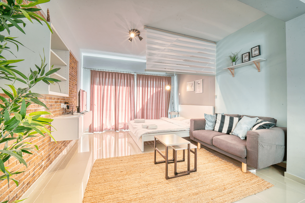 Cтудия 46 м² + 8 м² балкон в СПА-комплексе в 600 метрах от песчаного пляжа — фото 9