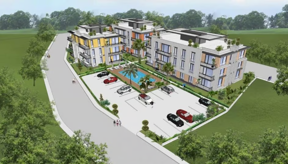 2-комнатные апартаменты 58 м² с балконом 5 м² в новом и тихом комплексе в Алсанджаке — фото 4